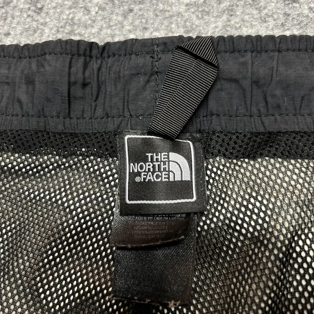 The North Face HyVent Rain Pants Mens Small Black Nylon Mesh Lined Hiking